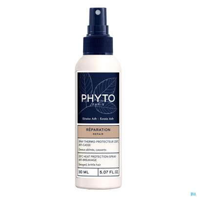 Sie sehen eine Packung Phyto Heat Protection Spray Repair 230c Anti-breakage 175ml, Produktbild: 02 Phyto Heat Protection Spray Repair 230c Anti-breakage 175ml, A-Nr.: 5829890 - 02