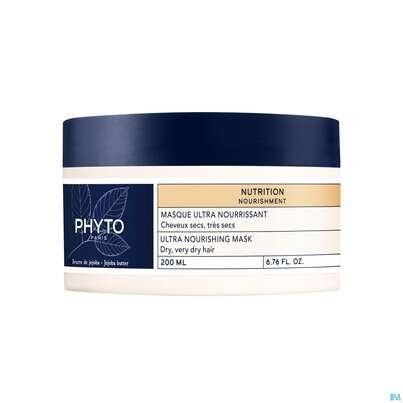 Sie sehen eine Packung Phyto Nutrition Ultra Nourishing Mask 200ml, Produktbild: 02 Phyto Nutrition Ultra Nourishing Mask 200ml, A-Nr.: 5829795 - 02