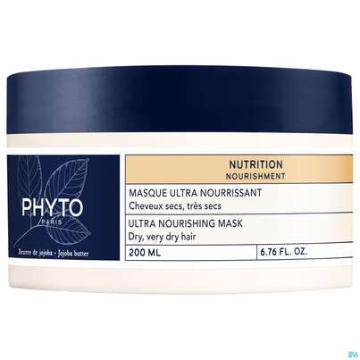 Sie sehen eine Packung Phyto Nutrition Ultra Nourishing Mask 200ml, Produktbild: 03 Phyto Nutrition Ultra Nourishing Mask 200ml, A-Nr.: 5829795 - 03