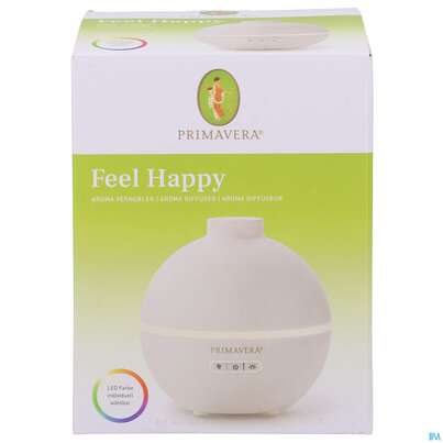 Sie sehen eine Packung Primavera Aroma Vernebler Feel Happy 1st, Produktbild: 01 Primavera Aroma Vernebler Feel Happy 1st, A-Nr.: 5082221 - 01