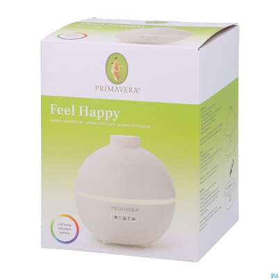 Sie sehen eine Packung Primavera Aroma Vernebler Feel Happy 1st, Produktbild: 02 Primavera Aroma Vernebler Feel Happy 1st, A-Nr.: 5082221 - 02
