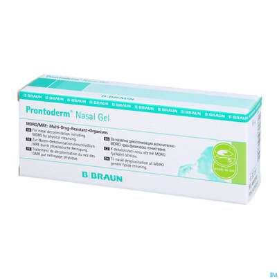 Sie sehen eine Packung Prontoderm Gel Nasal Artnr.400200 Tb 30ml, Produktbild: 02 Prontoderm Gel Nasal Artnr.400200 Tb 30ml, A-Nr.: 3726269 - 02