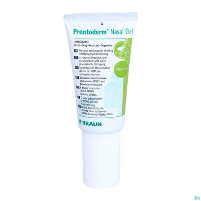 Sie sehen eine Packung Prontoderm Gel Nasal Artnr.400200 Tb 30ml, Produktbild: 06 Prontoderm Gel Nasal Artnr.400200 Tb 30ml, A-Nr.: 3726269 - 06