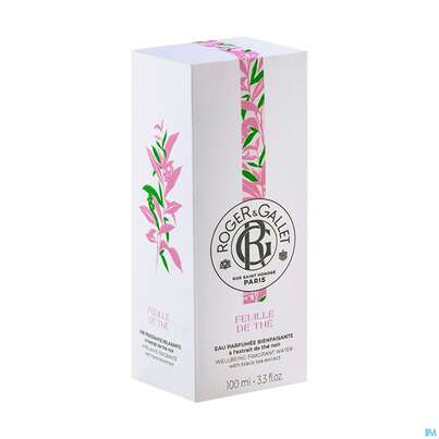 Sie sehen eine Packung Roger&gallet Feuille De Thé Duftendes Wohlfühl-wasser 100ml, Produktbild: 02 Roger&gallet Feuille De Thé Duftendes Wohlfühl-wasser 100ml, A-Nr.: 5668949 - 02
