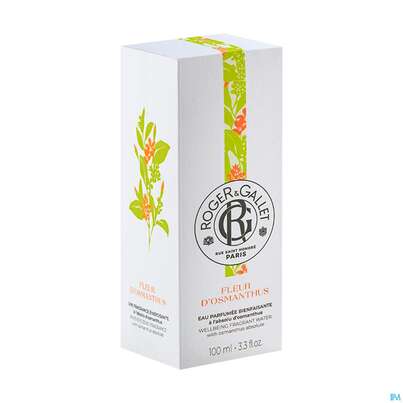 Sie sehen eine Packung Roger&gallet Fleur D'osmanthus Duftendes Wohlfühl-wasser 100ml, Produktbild: 04 Roger&gallet Fleur D'osmanthus Duftendes Wohlfühl-wasser 100ml, A-Nr.: 5668903 - 04