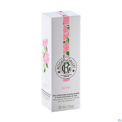 Sie sehen eine Packung Roger&gallet Wasser Rose Duftendes Wohlfühl-wasser 30ml, Produktbild: 02 Roger&gallet Wasser Rose Duftendes Wohlfühl-wasser 30ml, A-Nr.: 5668843 - 02