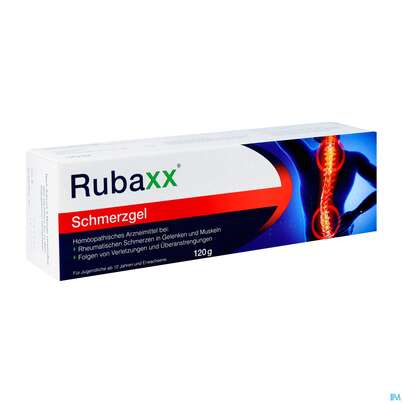Sie sehen eine Packung Rubaxx Schmerzgel 120g, Produktbild: 02 Rubaxx Schmerzgel 120g, A-Nr.: 4980797 - 02