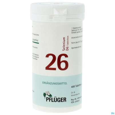 Sie sehen eine Packung Schuess 26 Selenium D 6 Pflu 100g, Produktbild: 01 Schuess 26 Selenium D 6 Pflu 100g, A-Nr.: 3703512 - 01