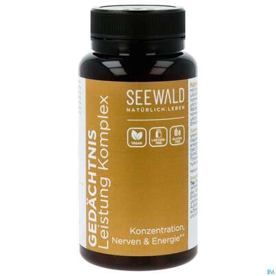 Sie sehen eine Packung Seewald Gedächtnis Leistung Komplex 60 St, Produktbild: 01 Seewald Gedächtnis Leistung Komplex 60 St, A-Nr.: 4911193 - 01