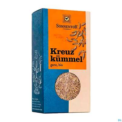 Sie sehen eine Packung Sonnentor Bio Kreuzkuemmel Ganz 00732 40g, Produktbild: 04 Sonnentor Bio Kreuzkuemmel Ganz 00732 40g, A-Nr.: 3740186 - 04