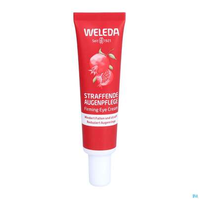 Sie sehen eine Packung Weleda Granatapfel/+maca Peptide Straffende Augenpflege 12ml, Produktbild: 07 Weleda Granatapfel/+maca Peptide Straffende Augenpflege 12ml, A-Nr.: 5652670 - 07