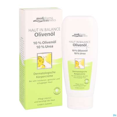 Sie sehen eine Packung Oliven Oel Dr.theiss Haut In Balance Koerpercreme 10% 200ml, Produktbild: 05 Oliven Oel Dr.theiss Haut In Balance Koerpercreme 10% 200ml, A-Nr.: 3282737 - 05