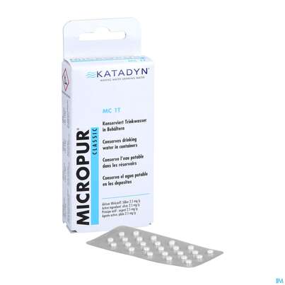 Sie sehen eine Packung Micropur Mc1t Tabl 100st, Produktbild: 05 Micropur Mc1t Tabl 100st, A-Nr.: 0481057 - 05