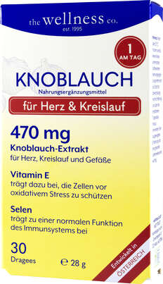 Sie sehen eine Packung Wellness Knoblauch, Produktbild: 01 Wellness Knoblauch, A-Nr.: 2331497 - 01