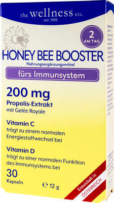 Sie sehen eine Packung Wellness HONEY BEE BOOSTER, Produktbild: 01 Wellness HONEY BEE BOOSTER, A-Nr.: 4776737 - 01