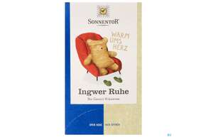 Sonnentor Tee/bio/doppelkammerbeutel Ingwer Ruhe 02570 18st, A-Nr.: 5226973 - 01