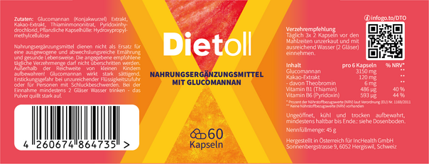 Sie sehen eine Packung DIETOLL KPS, Produktbild: 04 DIETOLL KPS, A-Nr.: 5906768 - 04