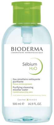 Sie sehen eine Packung Bioderma Sebium H2O + Pumpe, Produktbild: 02 Bioderma Sebium H2O + Pumpe, A-Nr.: 4385617 - 02