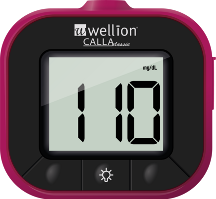 Sie sehen eine Packung Wellion CALLA Classic Blutzuckermessgerät Set, Produktbild: 01 Wellion CALLA Classic Blutzuckermessgerät Set, A-Nr.: 3864132 - 01