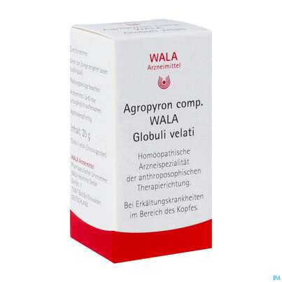 Sie sehen eine Packung Agropyron Comp Wala Globuli Velati 20g, Produktbild: 02 Agropyron Comp Wala Globuli Velati 20g, A-Nr.: 4953079 - 02