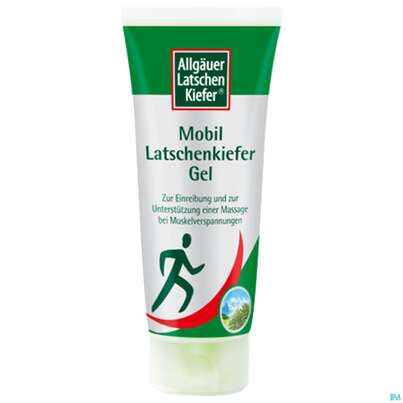 Sie sehen eine Packung Allgäuer Latschenkiefer Mobil Latschenkiefer Gel 100ml, Produktbild: 02 Allgäuer Latschenkiefer Mobil Latschenkiefer Gel 100ml, A-Nr.: 3139951 - 02