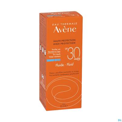 Sie sehen eine Packung Avène Sonnenfluid Spf 30+ 50ml, Produktbild: 03 Avène Sonnenfluid Spf 30+ 50ml, A-Nr.: 5212758 - 03