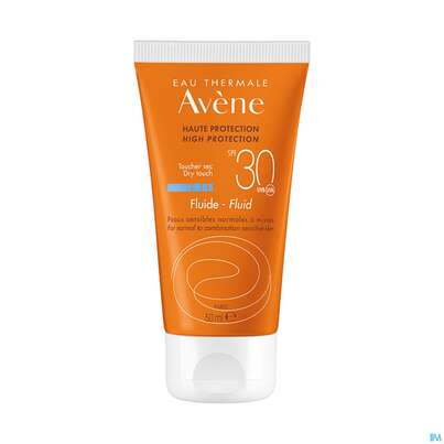 Sie sehen eine Packung Avène Sonnenfluid Spf 30+ 50ml, Produktbild: 04 Avène Sonnenfluid Spf 30+ 50ml, A-Nr.: 5212758 - 04