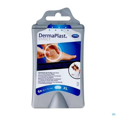 Sie sehen eine Packung Blasenpflaster Dermaplast Twintec Xl Blase 6st, Produktbild: 02 Blasenpflaster Dermaplast Twintec Xl Blase 6st, A-Nr.: 4331314 - 02