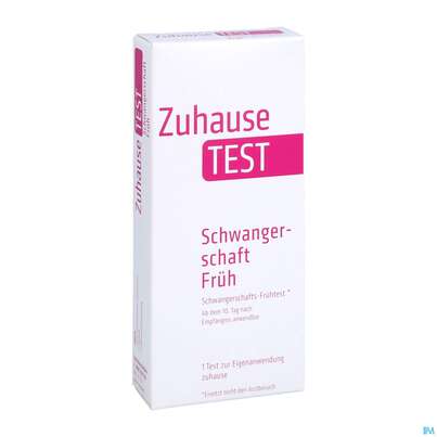 Sie sehen eine Packung Diagnostika U.zubehoer Zuhausetest Schwangerschaft Urin Frueh 1st, Produktbild: 03 Diagnostika U.zubehoer Zuhausetest Schwangerschaft Urin Frueh 1st, A-Nr.: 3851483 - 03
