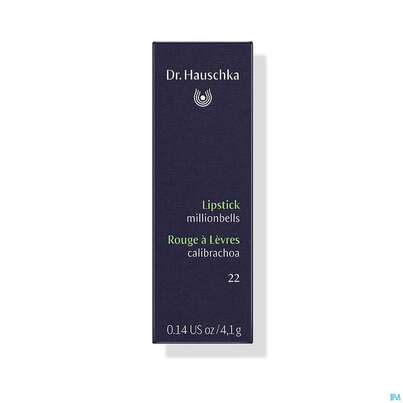 Sie sehen eine Packung Dr. Hauschka Lipstick 22 Millionbells 4,1g, Produktbild: 01 Dr. Hauschka Lipstick 22 Millionbells 4,1g, A-Nr.: 5405612 - 01