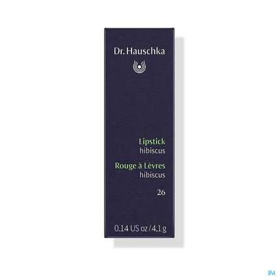 Sie sehen eine Packung Dr. Hauschka Lipstick 26 Hibiscus 4,1g, Produktbild: 01 Dr. Hauschka Lipstick 26 Hibiscus 4,1g, A-Nr.: 5405658 - 01
