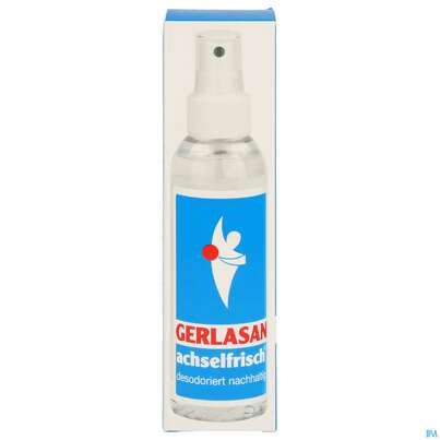 Sie sehen eine Packung Gehwol Gerlasan Achselfrisch Nr 64201 150ml, Produktbild: 01 Gehwol Gerlasan Achselfrisch Nr 64201 150ml, A-Nr.: 1566979 - 01