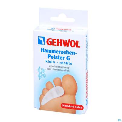 Sie sehen eine Packung Gehwol Hammerzehenpolster/g Klein Rechts Nr 64166 1st, Produktbild: 02 Gehwol Hammerzehenpolster/g Klein Rechts Nr 64166 1st, A-Nr.: 1880345 - 02