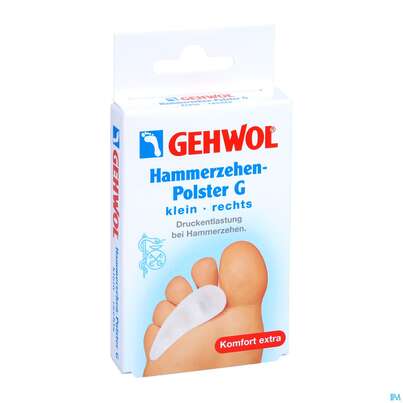 Sie sehen eine Packung Gehwol Hammerzehenpolster/g Klein Rechts Nr 64166 1st, Produktbild: 03 Gehwol Hammerzehenpolster/g Klein Rechts Nr 64166 1st, A-Nr.: 1880345 - 03