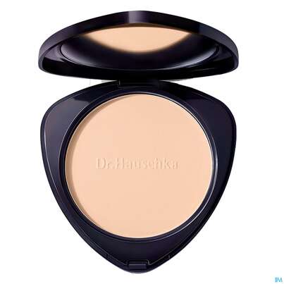 Sie sehen eine Packung Hauschka Dr. Kosmetik Make-up Compact Puder Translucent 00 8g, Produktbild: 01 Hauschka Dr. Kosmetik Make-up Compact Puder Translucent 00 8g, A-Nr.: 5756487 - 01