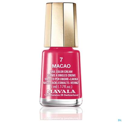 Sie sehen eine Packung Mavala Nagellacke 7 Macao 5ml, Produktbild: 01 Mavala Nagellacke 7 Macao 5ml, A-Nr.: 3652186 - 01