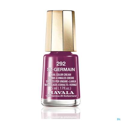 Sie sehen eine Packung Mavala Nagellacke 292 Glam St Germain 5ml, Produktbild: 01 Mavala Nagellacke 292 Glam St Germain 5ml, A-Nr.: 3693133 - 01