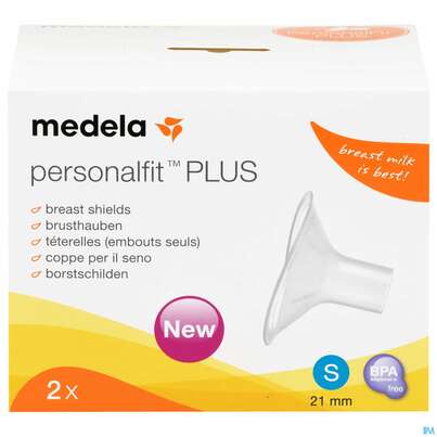 Sie sehen eine Packung Medela Symphony/brusthaube Personalfit+ Gr.s 21mm 2st, Produktbild: 01 Medela Symphony/brusthaube Personalfit+ Gr.s 21mm 2st, A-Nr.: 5409521 - 01