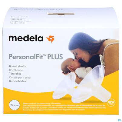 Sie sehen eine Packung Medela Symphony/brusthaube Personalfit+ Gr.l 27mm 2st, Produktbild: 02 Medela Symphony/brusthaube Personalfit+ Gr.l 27mm 2st, A-Nr.: 5409544 - 02