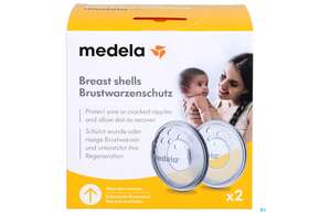 Sie sehen eine Packung Medela Brustwarzen-schutz 2st, Produktbild: 01 Medela Brustwarzen-schutz 2st, A-Nr.: 1367122 - 01
