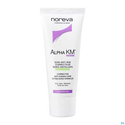 Sie sehen eine Packung Noreva Alphakm Creme Fettreiche Haut / Mischhaut 40ml, Produktbild: 04 Noreva Alphakm Creme Fettreiche Haut / Mischhaut 40ml, A-Nr.: 2633896 - 04
