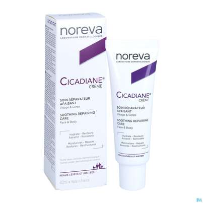 Sie sehen eine Packung Noreva Cicadiane Creme 40ml, Produktbild: 07 Noreva Cicadiane Creme 40ml, A-Nr.: 4832772 - 07