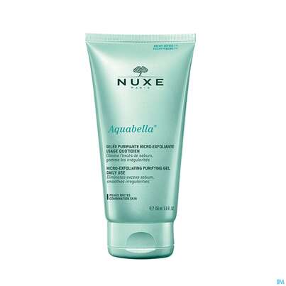 Sie sehen eine Packung Nuxe Aquabella Gelee Purifiante Micro-exfoliante Peel. 150ml, Produktbild: 02 Nuxe Aquabella Gelee Purifiante Micro-exfoliante Peel. 150ml, A-Nr.: 4919993 - 02