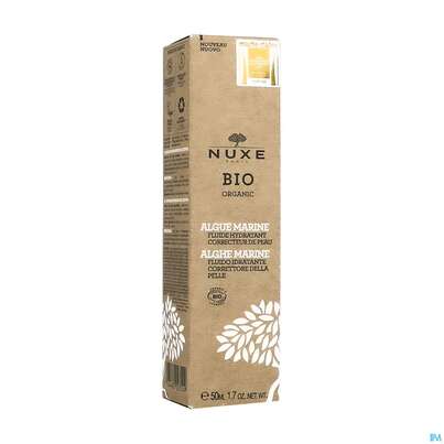 Sie sehen eine Packung Nuxe Bio/moisturising Fluid Marine Seaweed Skin Correcting 50ml, Produktbild: 02 Nuxe Bio/moisturising Fluid Marine Seaweed Skin Correcting 50ml, A-Nr.: 5607764 - 02