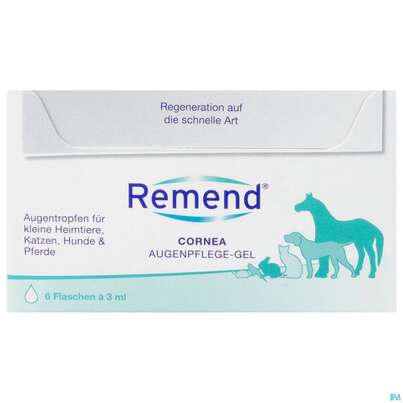Veterinaerprodukte Remend/cornea Augenpflege-gel 3ml 6st, A-Nr.: 4297178 - 01