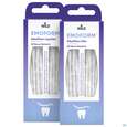 Sie sehen eine Packung Zahnseide Emoform Duofloss Regular 30st, Produktbild: 01 Zahnseide Emoform Duofloss Regular 30st, A-Nr.: 3090191 - 01