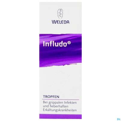 Sie sehen eine Packung Infludo Tropfen 20ml, Produktbild: 01 Infludo Tropfen 20ml, A-Nr.: 0549418 - 01