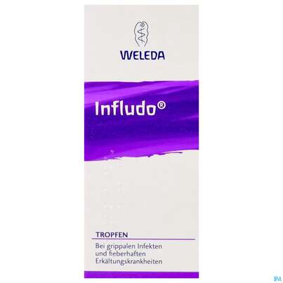 Sie sehen eine Packung Infludo Tropfen 50ml, Produktbild: 01 Infludo Tropfen 50ml, A-Nr.: 0514302 - 01