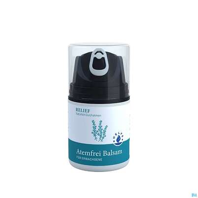 Sie sehen eine Packung Helfe Atemfrei Balsam Erwachsene Relief 48ml, Produktbild: 01 Helfe Atemfrei Balsam Erwachsene Relief 48ml, A-Nr.: 5787393 - 01