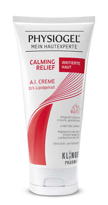 Sie sehen eine Packung PHYSIOGEL® Calming Relief A.I. Creme für irritierte Haut, Produktbild: 01 PHYSIOGEL® Calming Relief A.I. Creme für irritierte Haut, A-Nr.: 5388351 - 01